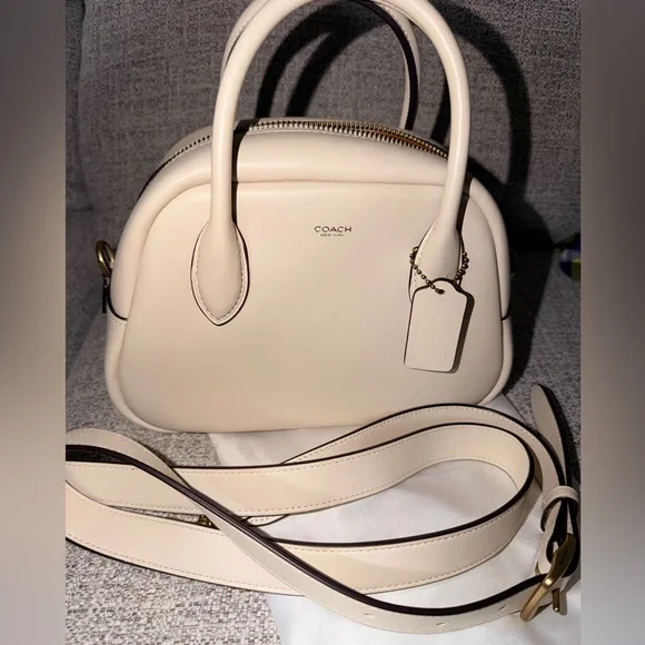 Coach bowling leather bag